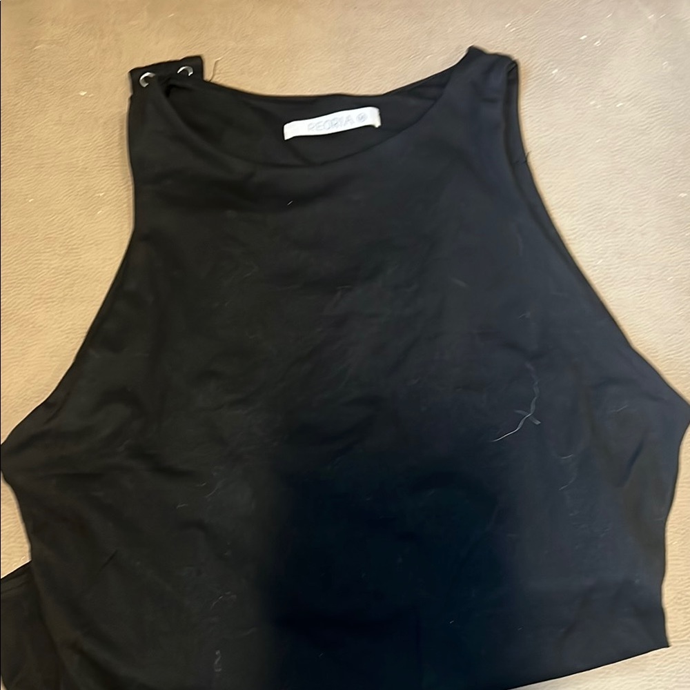 Black Tank Bodysuit